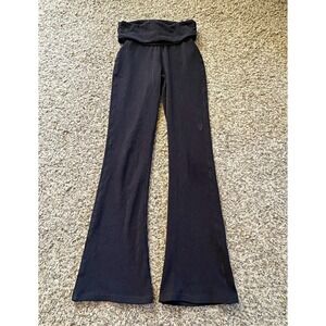 Free People Movement Women's Black Flared Pull On Yoga Pants XS 30"